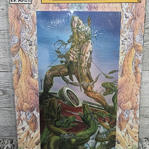 Turok Dinosaur Hunter #1 Valiant Comics Comic Book RARE FOIL COVER - Picture 6 of 6